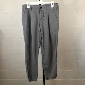 Sundance 100% Tencel Trousers Size 8P Ankle Gray